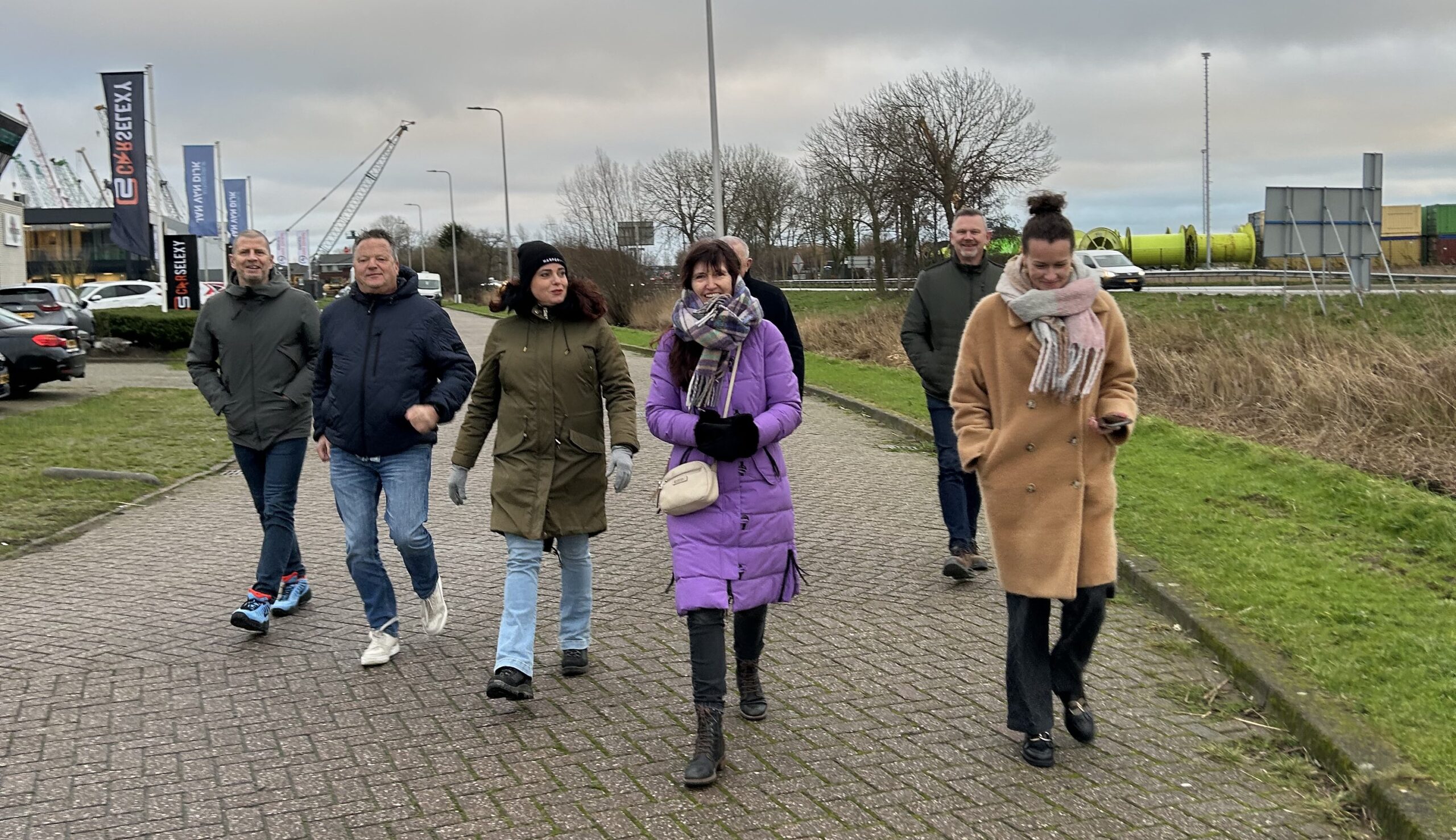 Succesvolle schouw op bedrijventerrein Seggelant: samen zorgen voor een schoon, heel en veilig terrein